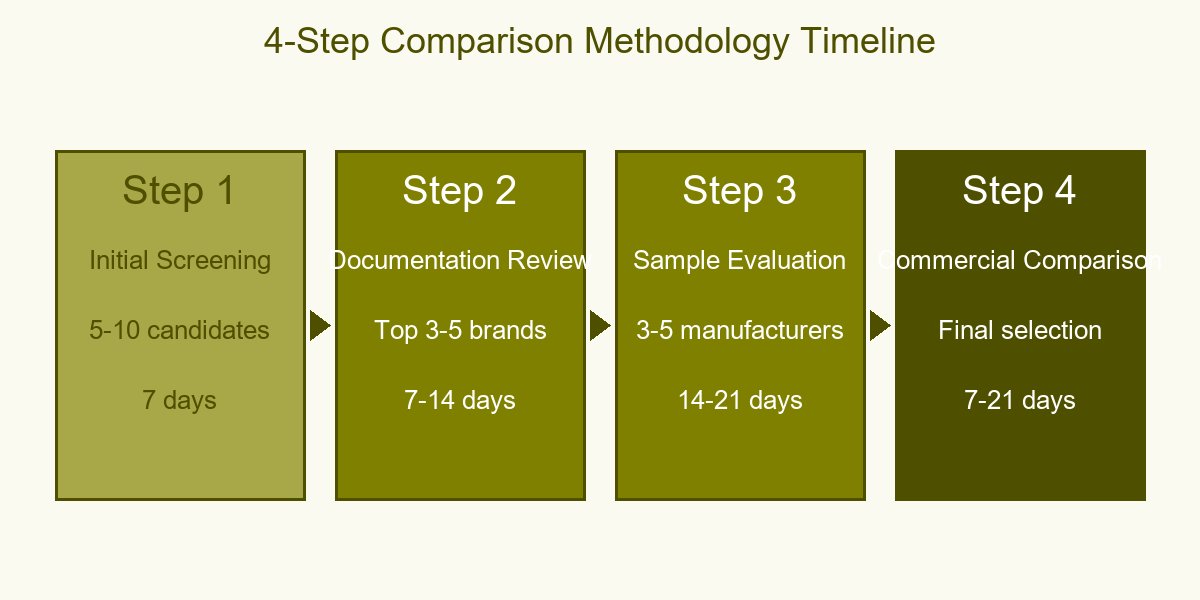 Heat Patch 4-Step Comparison Methodology Timeline