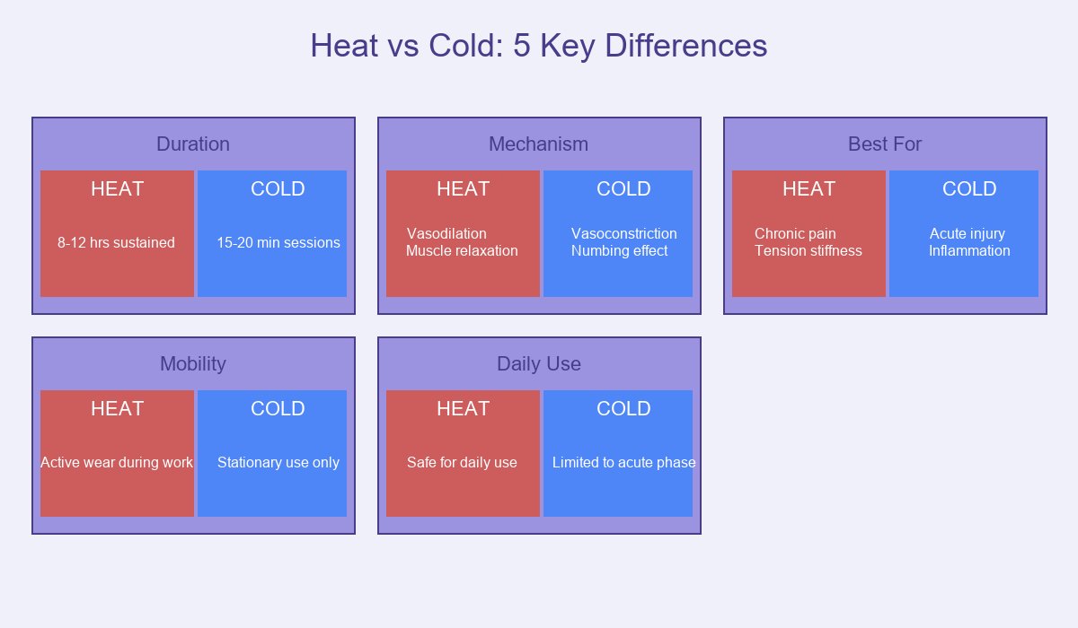 5 Key Differences Heat vs Cold