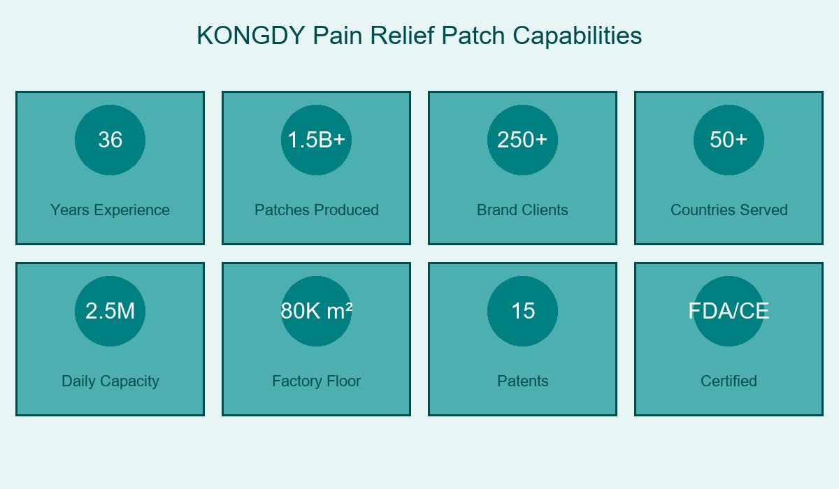 KONGDY Pain Relief Patch Capabilities