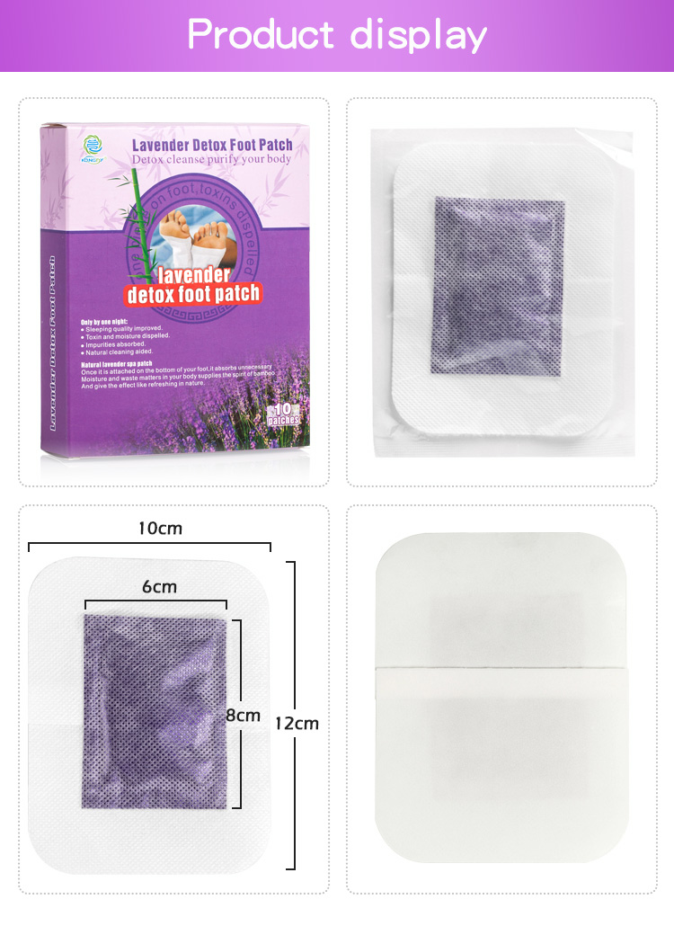 Private Label Lavender Foot Detox Patches