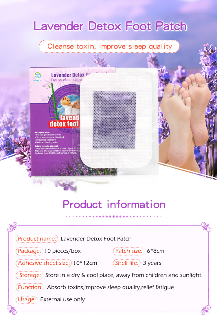lavender detox foot pads Supplier