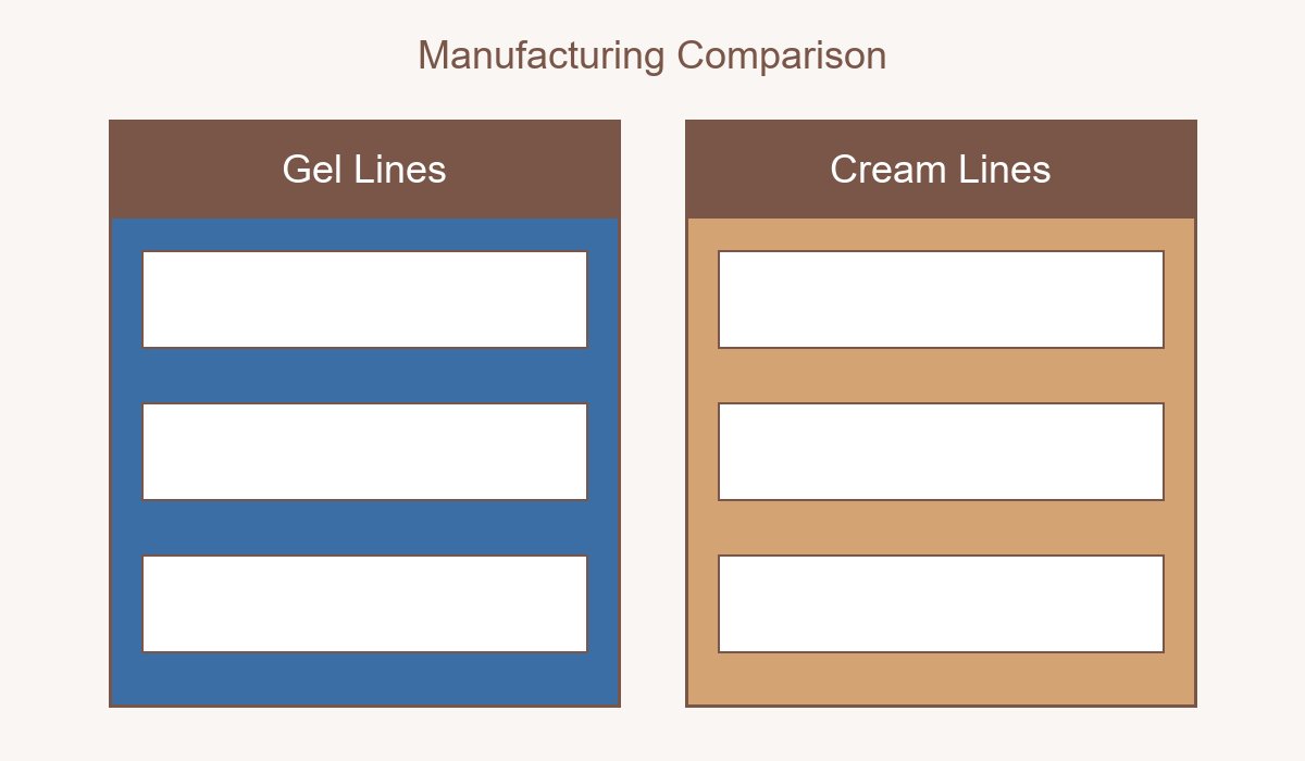 Pain Relief Gel vs Cream Manufacturing Comparison