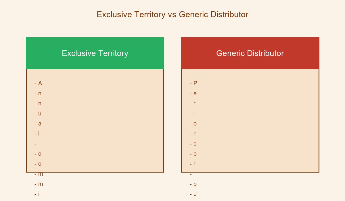 Exclusive Territory vs Generic Distributor